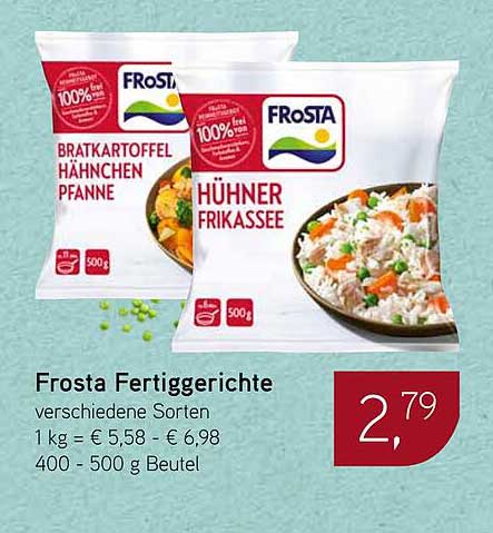 Frosta Fertiggerichte – Bratkartoffel Hähnchen Pfanne und Hühnerfrikassee