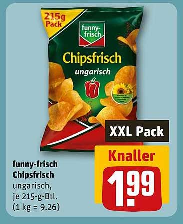 funny-frisch Chipsfrisch ungarisch 215g
