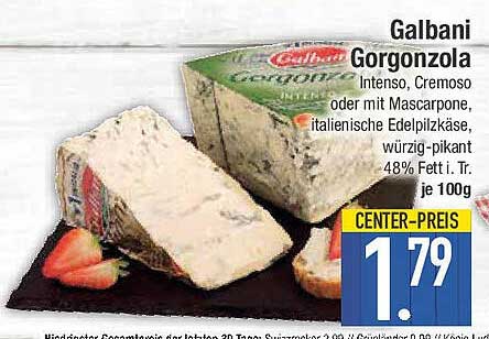 Galbani Gorgonzola Intenso, Cremoso oder mit Mascarpone