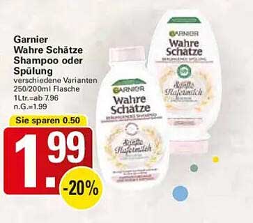Garnier Wahre Schätze Shampoo oder Spülung 250/200ml