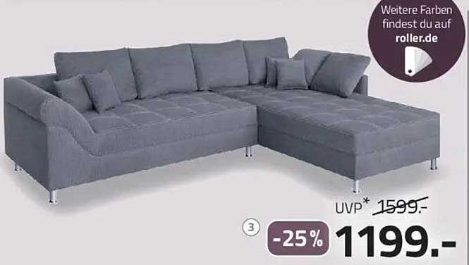 Gemütliche Eckcouch – 25% Rabatt auf die UVP