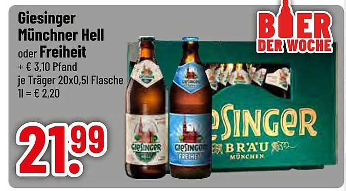 Giesinger Münchner Hell oder Freiheit – Bier der Woche