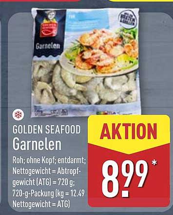 GOLDEN SEAFOOD Garnelen