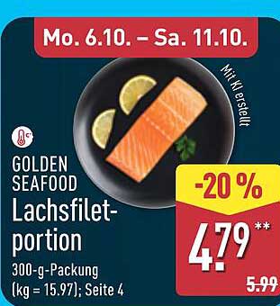 GOLDEN SEAFOOD Lachsfilet-Portion 300 g