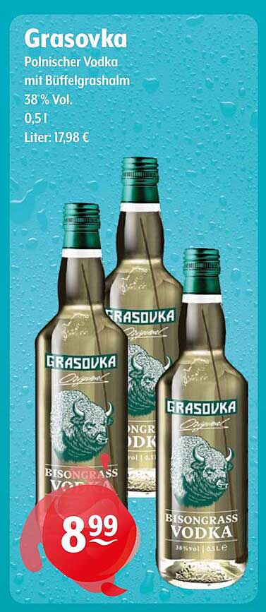 Grasovka - Polnischer Vodka mit Büffelgras