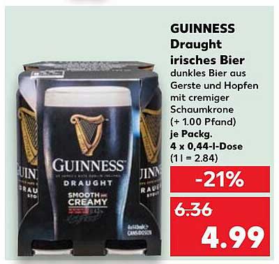 GUINNESS Draught irisches Bier