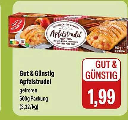 Gut & Günstig Apfelstrudel 600g