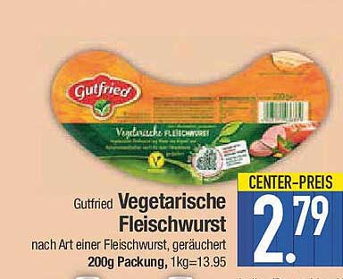 Gutfried Vegetarische Fleischwurst 200g