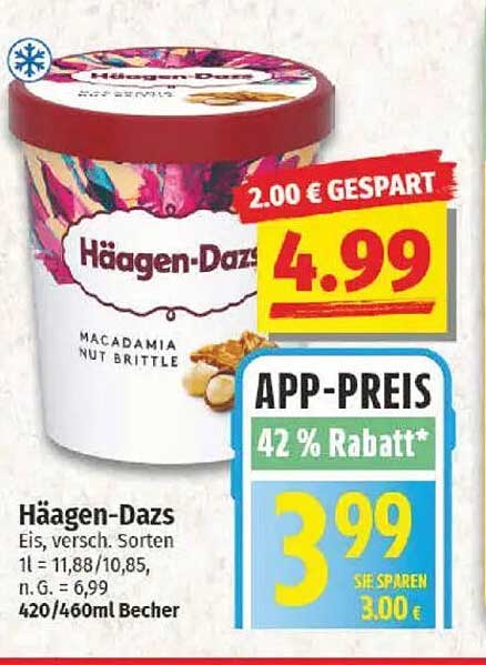 Häagen-Dazs Eis, Macadamia Nut Brittle