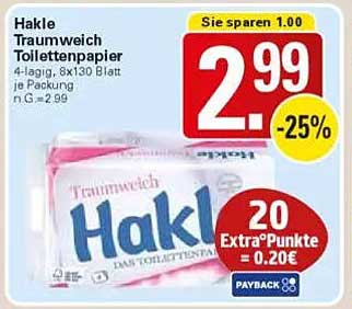 Hakle Traumweich Toilettenpapier 4-lagig