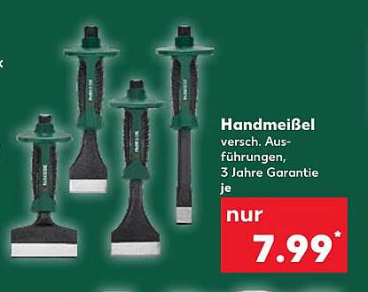 Handmeißel, verschiedene Ausführungen, 3 Jahre Garantie