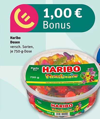 Haribo Dosen 750 g - Verschiedene Sorten