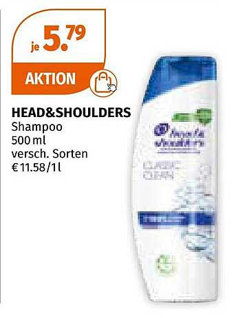 HEAD&SHOULDERS Shampoo 500 ml - Vielfältige Sorten zum Aktionspreis