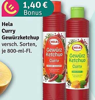 Hela Curry Gewürzketchup, 800 ml - verschiedene Sorten