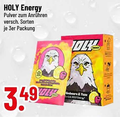 HOLY Energy Pulver zum Anrühren, verschiedene Sorten, je 3er Packung