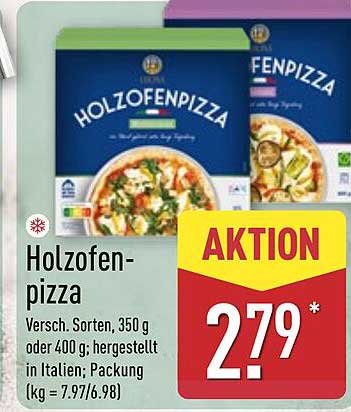 Holzofenpizza - Verschiedene Sorten, 350 g oder 400 g