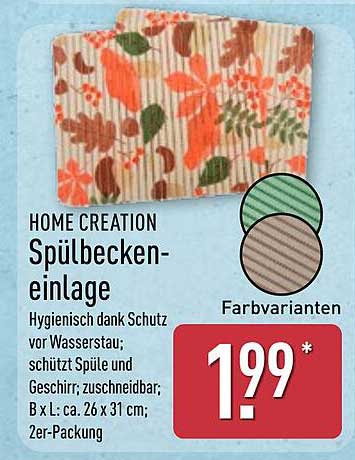 HOME CREATION Spülbecken-Einlage