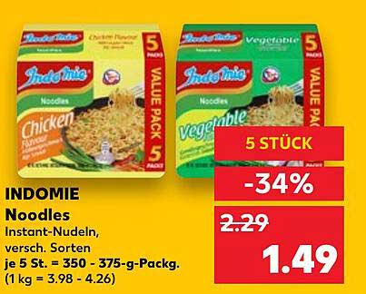 INDOMIE Noodles - Instant-Nudeln in verschiedenen Sorten