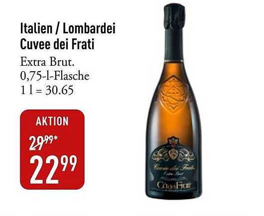 Italien / Lombardei Cuvee dei Frati Extra Brut, 0,75 l
