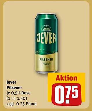 Jever Pilsener 0,5-l-Dose