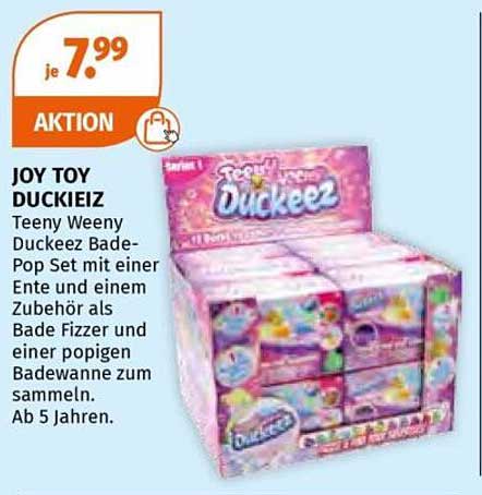 JOY TOY DUCKIEZ Teeny Weeny Duckeez Bade-Pop Set