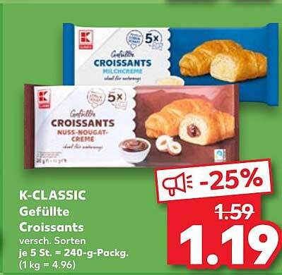 K-CLASSIC Gefüllte Croissants