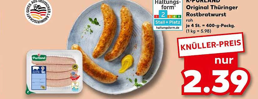 K-POOLAND Original Thüringer Rostbratwurst