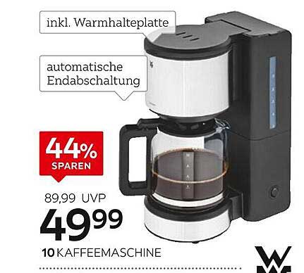 Kaffeemaschine inkl. Warmhalteplatte - 44% sparen!