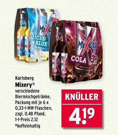 Karlsberg Mixery – Verschiedene Biermischgetränke im Sparpaket
