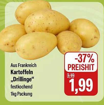 Kartoffeln 'Drillinge' festkochend 1kg Packung