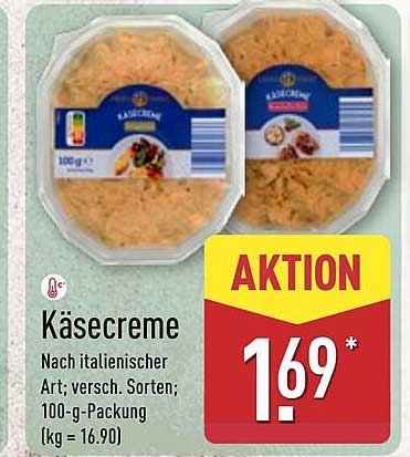 Käsecreme nach italienischer Art - Aktion!