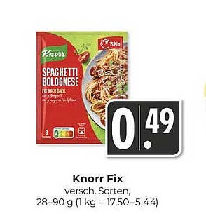 Knorr Fix Spaghetti Bolognese