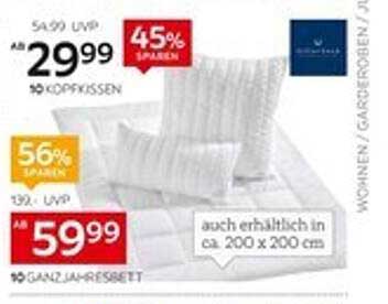 Kopfkissen und Ganzjahresbett – Komfort für jede Nacht