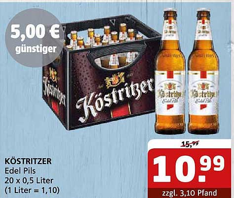 KÖSTRITZER Edel Pils 20 x 0,5 Liter