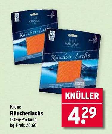 Krone Räucher-Lachs 150-g-Packung