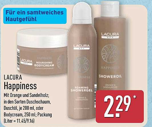 LACURA Happiness Körperpflege-Set