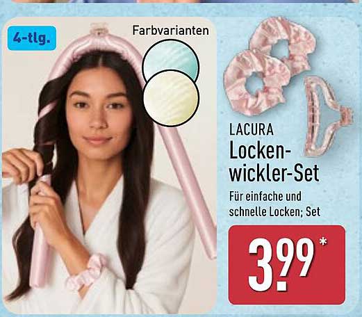 LACURA Lockenwickler-Set – 4-tlg.