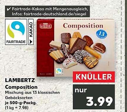LAMBERTZ Composition – Mischung aus 13 klassischen Gebäcksorten