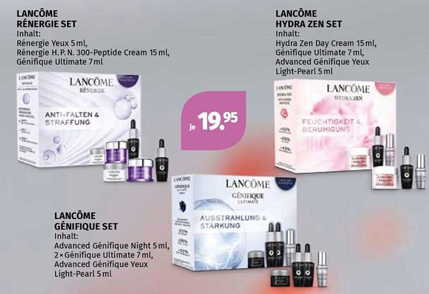 LANCÔME RÉNERGIE SET & HYDRA ZEN SET