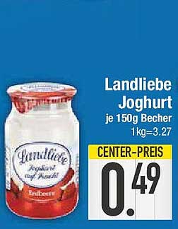 Landliebe Joghurt Erdbeere 150g Becher