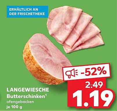 LANGEWIESCHE Butterschinken ofengebacken je 100 g