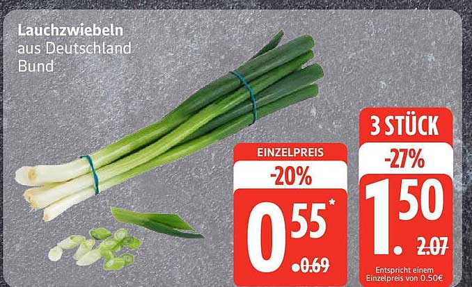 Lauchzwiebeln aus Deutschland - Bund