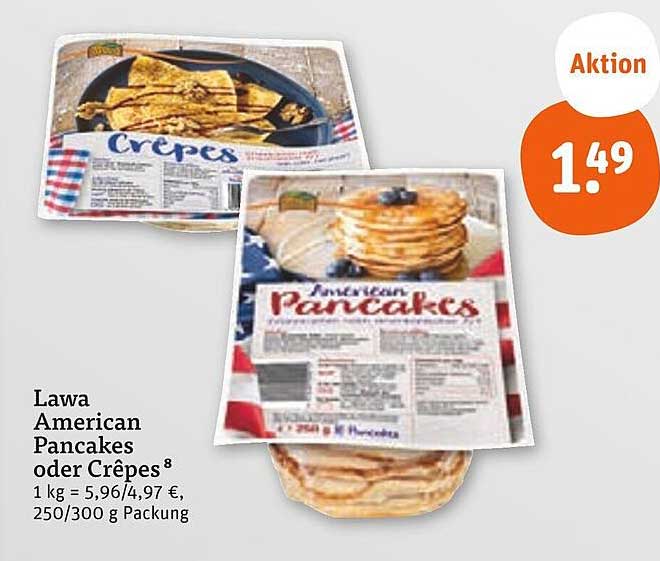 Lawa American Pancakes oder Crêpes