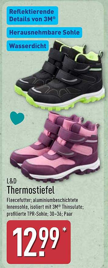 L&D Thermostiefel für Kinder - Komfort und Schutz für kalte Tage