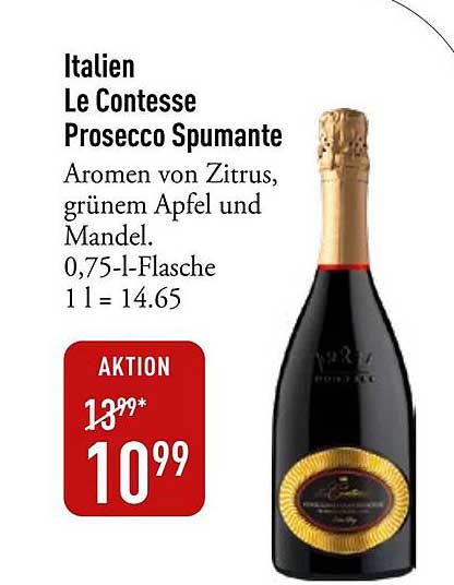 Le Contesse Prosecco Spumante