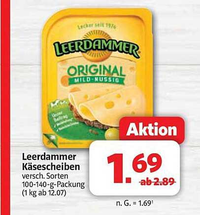 Leerdammer Käsescheiben - Original Mild-Nussig