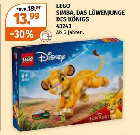 LEGO Simba, das Löwenjunge des Königs 43243