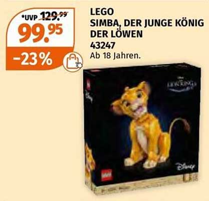 LEGO Simba, der junge König der Löwen 43247