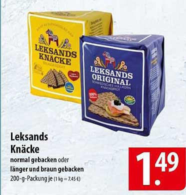 Leksands Knäcke – Normal oder Länger Gebacken