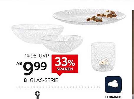 LEONARDO 8 GLAS-SERIE – Eleganz für Ihren Tisch